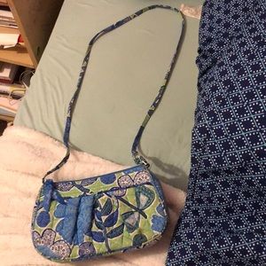 Green and blue Vera Bradley purse